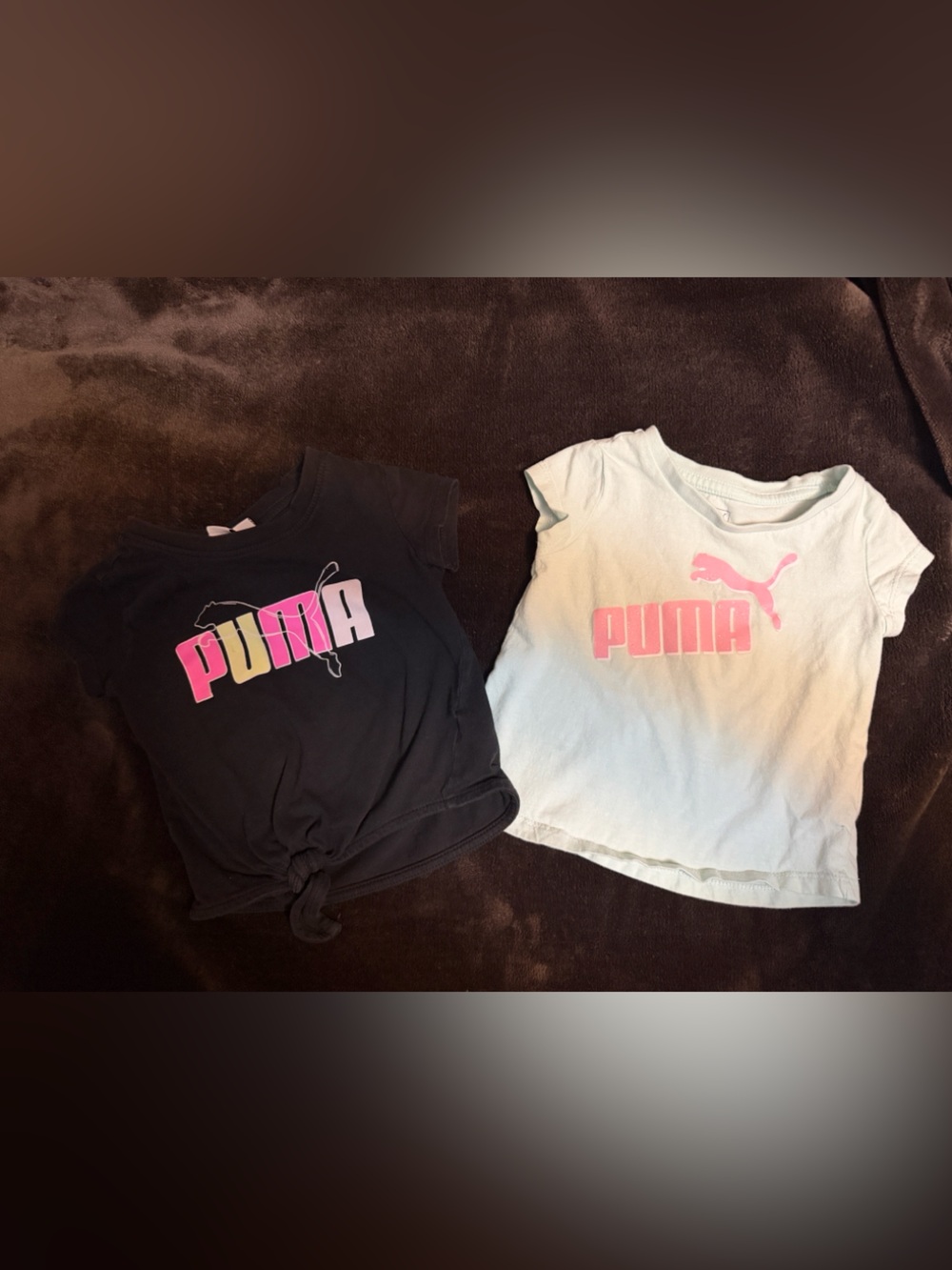 Set of 2 Puma Girls Short Sleeve Tee Shirts